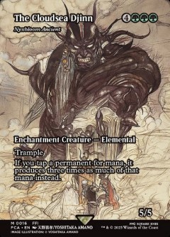 Nyxbloom Ancient - The Cloudsea Djinn Final Fantasy- Through the Ages